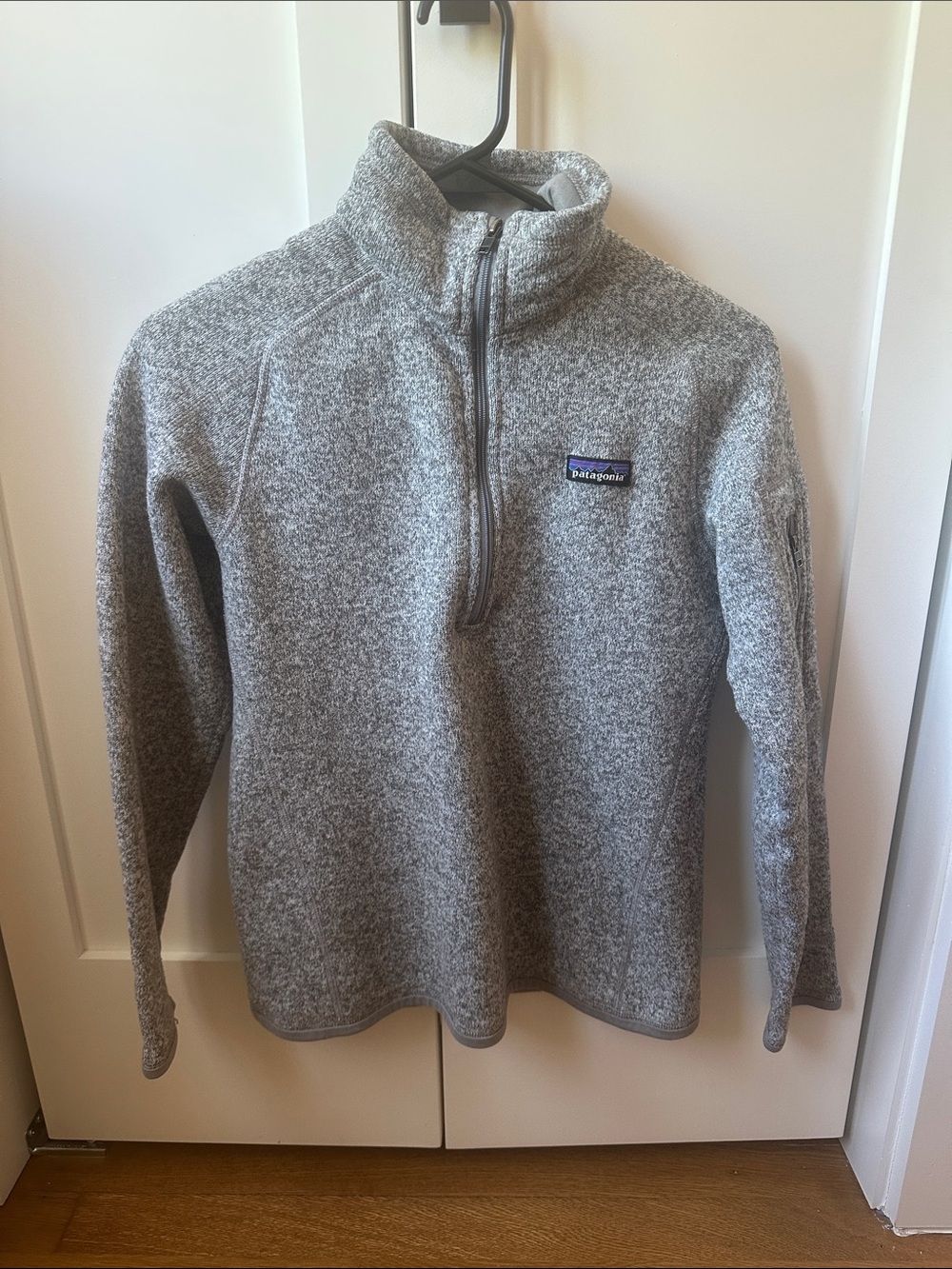 Patagonia Women's Gray Quarter-Zip Fleece Pullover